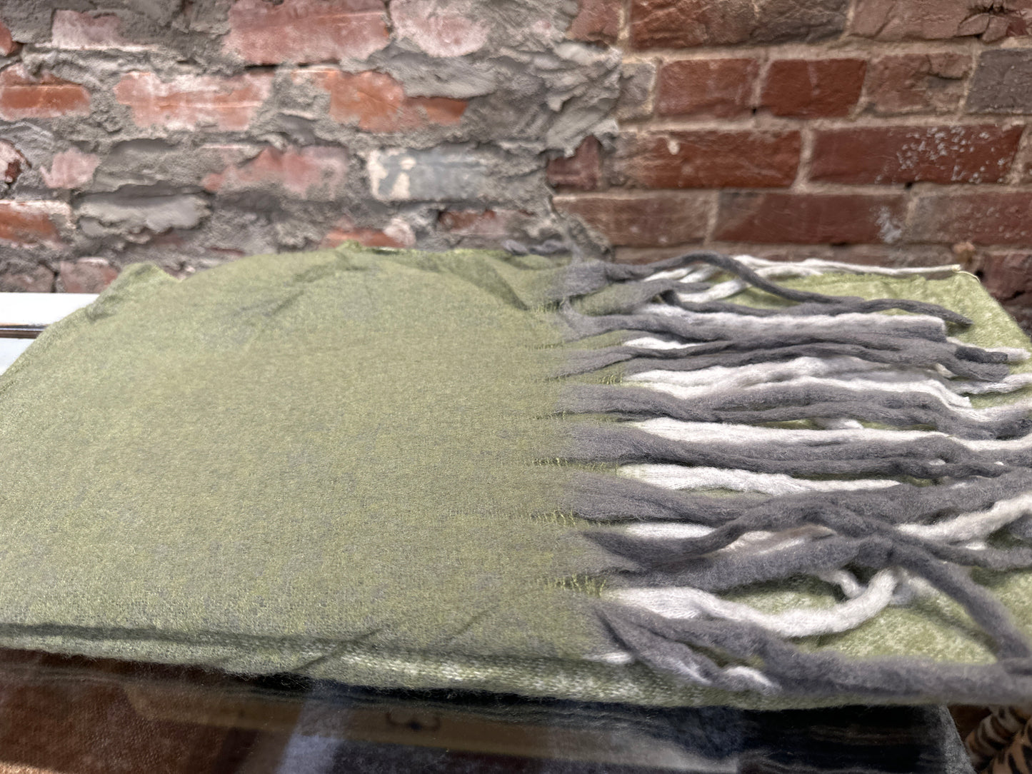 GR- S152 Grosse écharpe moelleuse une couleur