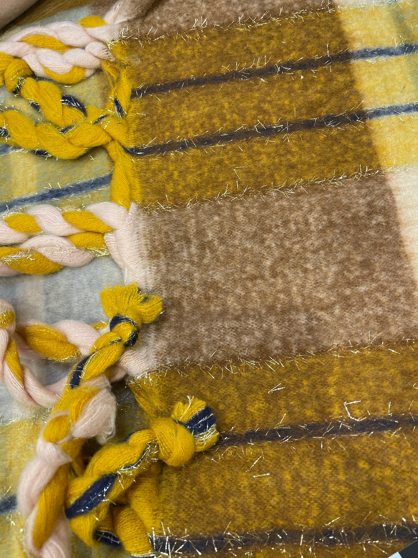 GR- S151 Écharpe d'hiver en blocs moelleux