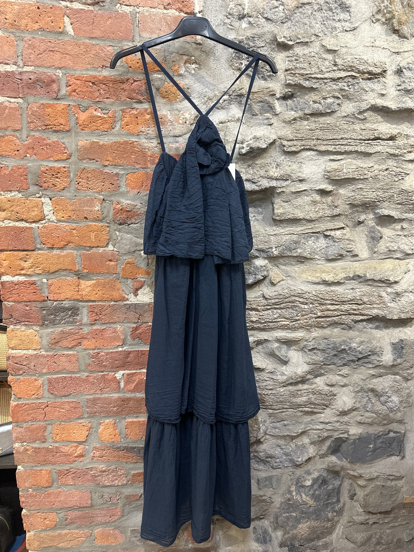 BR- 7716-M2 Robe avec rose