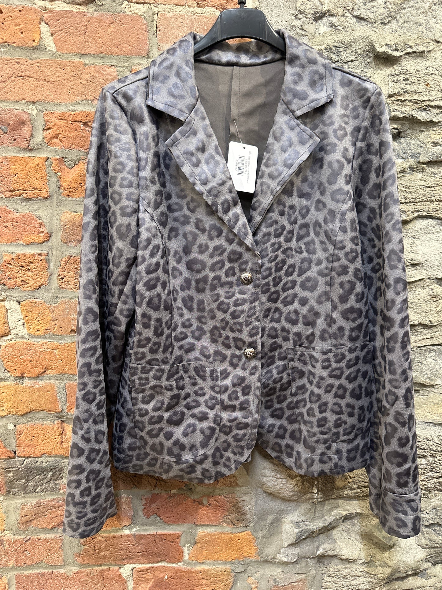 BR- 2659 Blazer Imprimé léopard