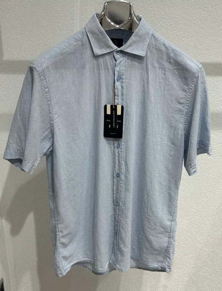 BGS- 1031 Chemise à col uni/manches courtes