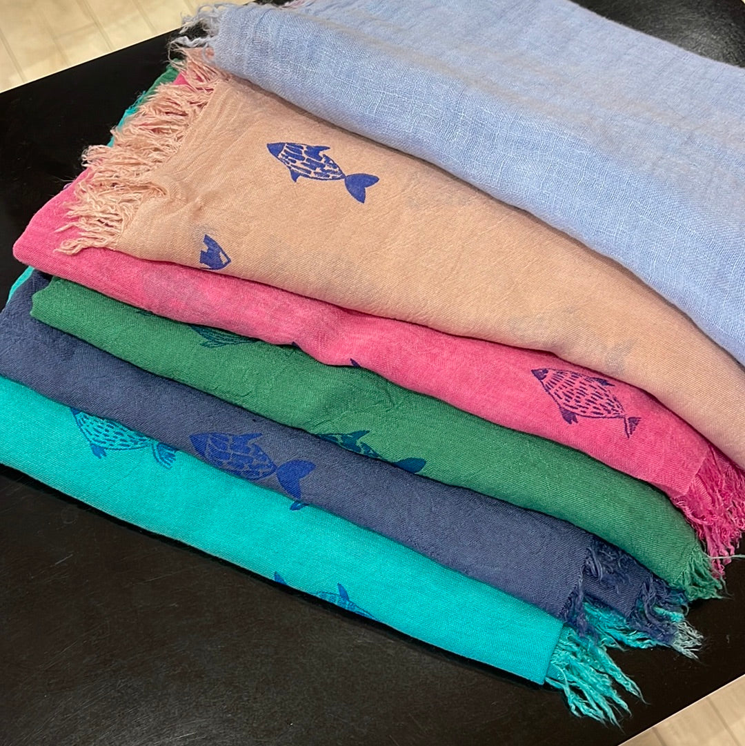 BA- Silk Cotton Bamboo Foulard