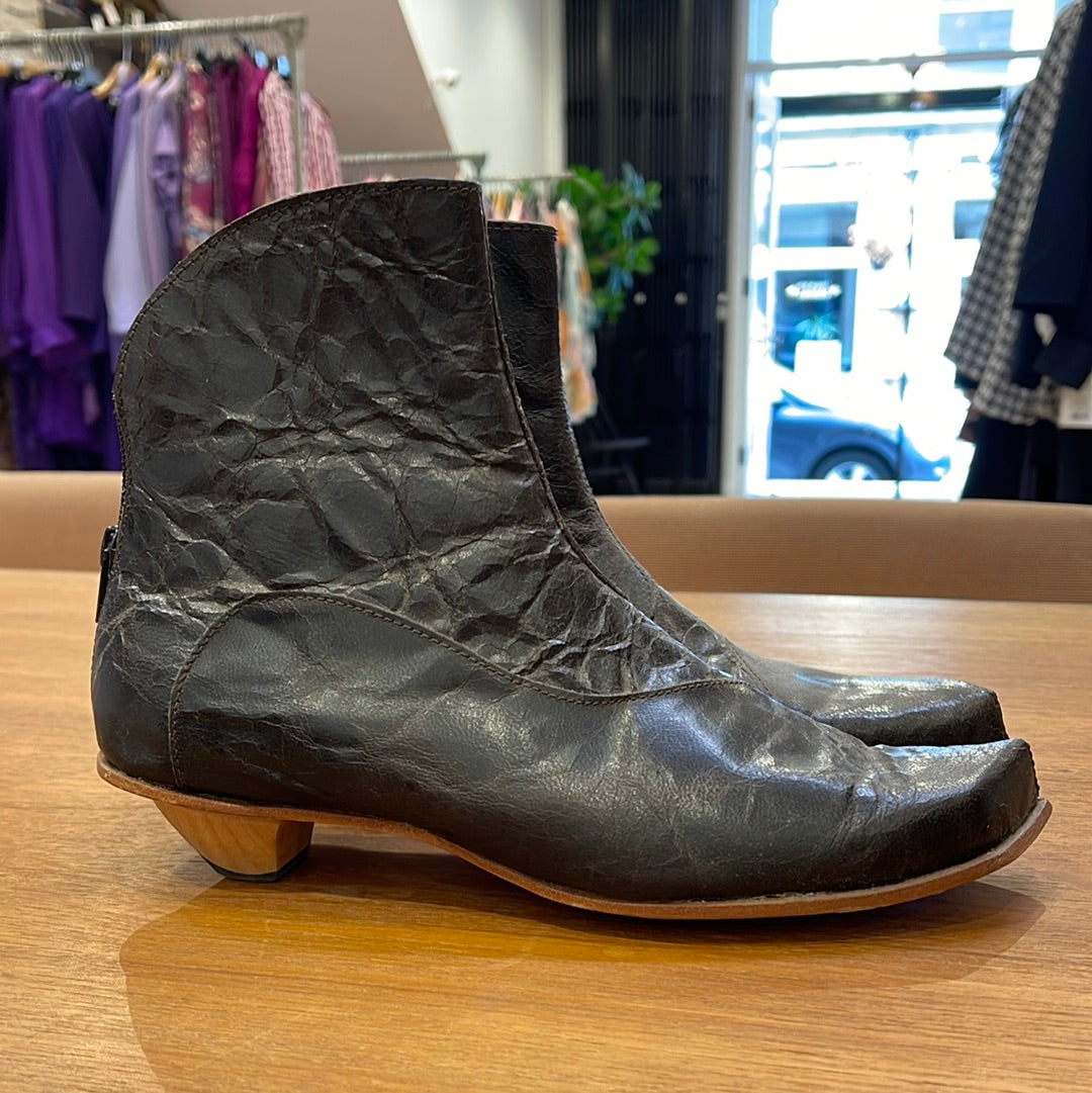 CYDWOQ boots - Dark Brown 50% OFF