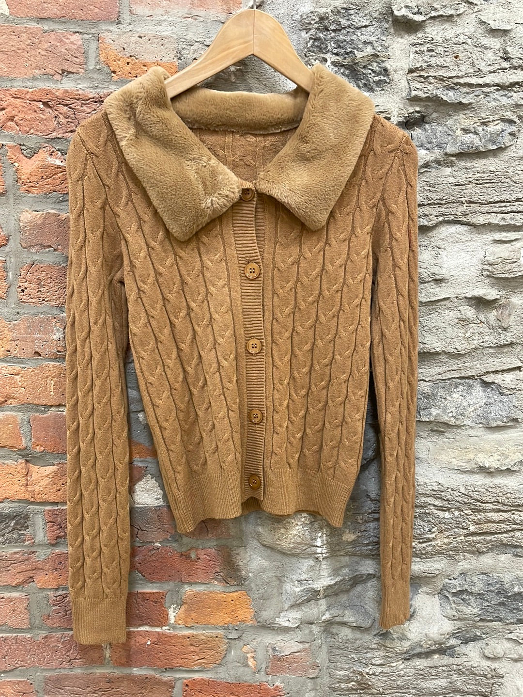 BR-10120-Fur Cardigan