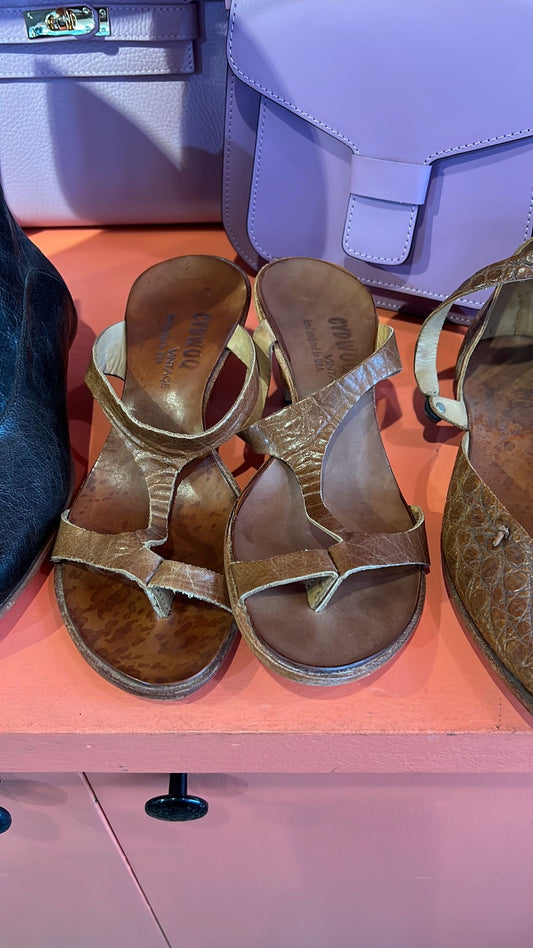 CYDWOQ Sandal - Light Brown 50% OFF