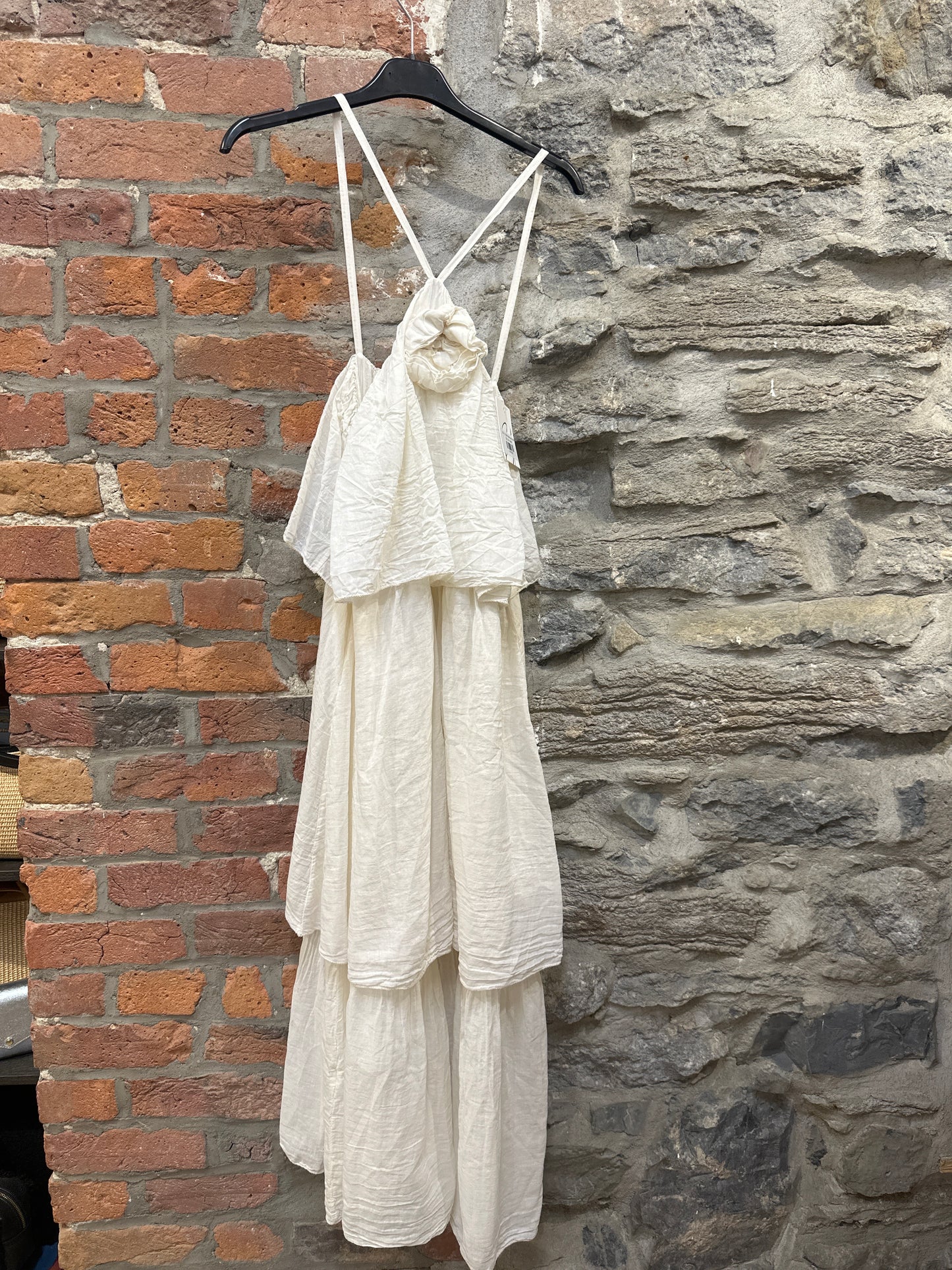 BR- 7716-M2 Robe avec rose