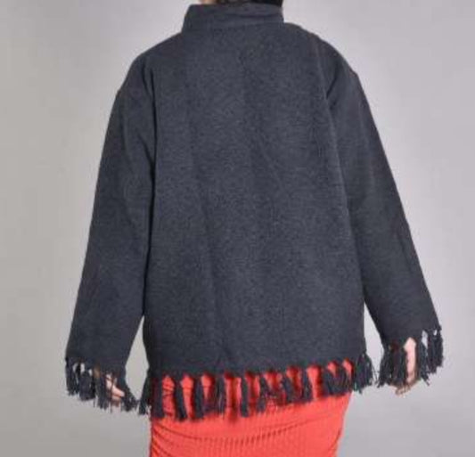 IN- Cardigan avec des franges
