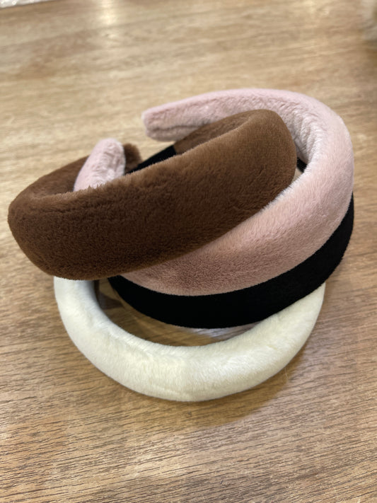 SH- Bandeau avec fausse fourrure