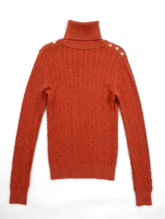 BR-10099-Buttoned Sweater