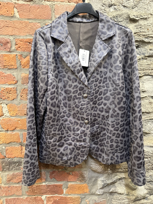 BR- 2659 Blazer Imprimé léopard