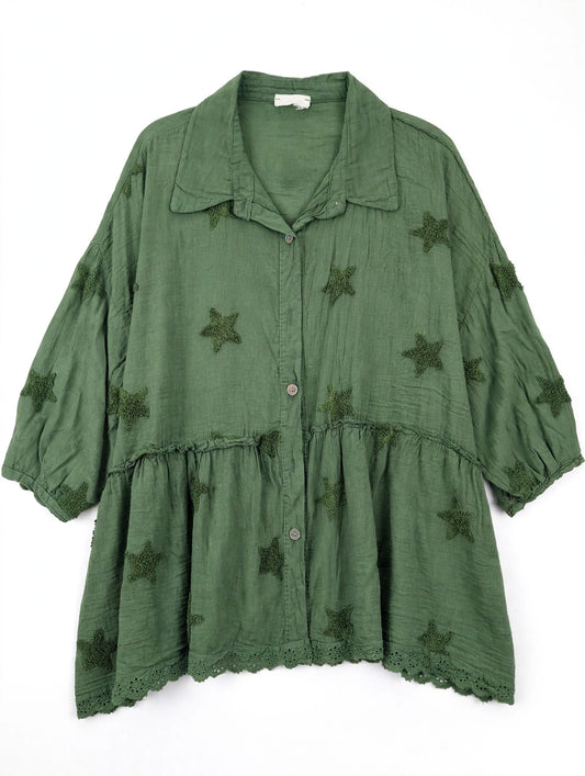 EL- 80802 Chemise avec des étoiles