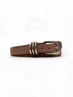 CT4065 Suede Belt - Taupe