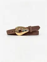 CT4068 Genuine Leather Belt - Taupe