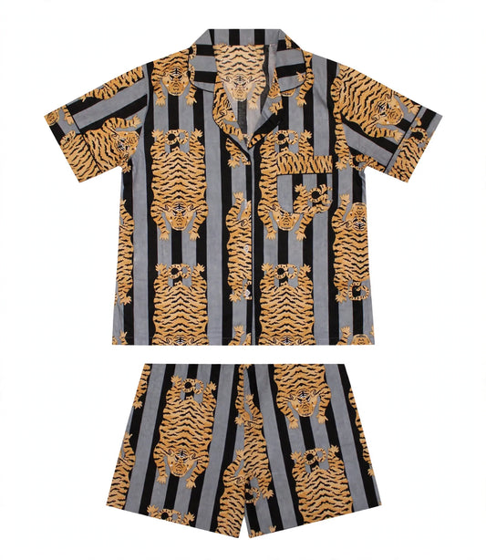 IN- Ensemble pyjama court flat lay