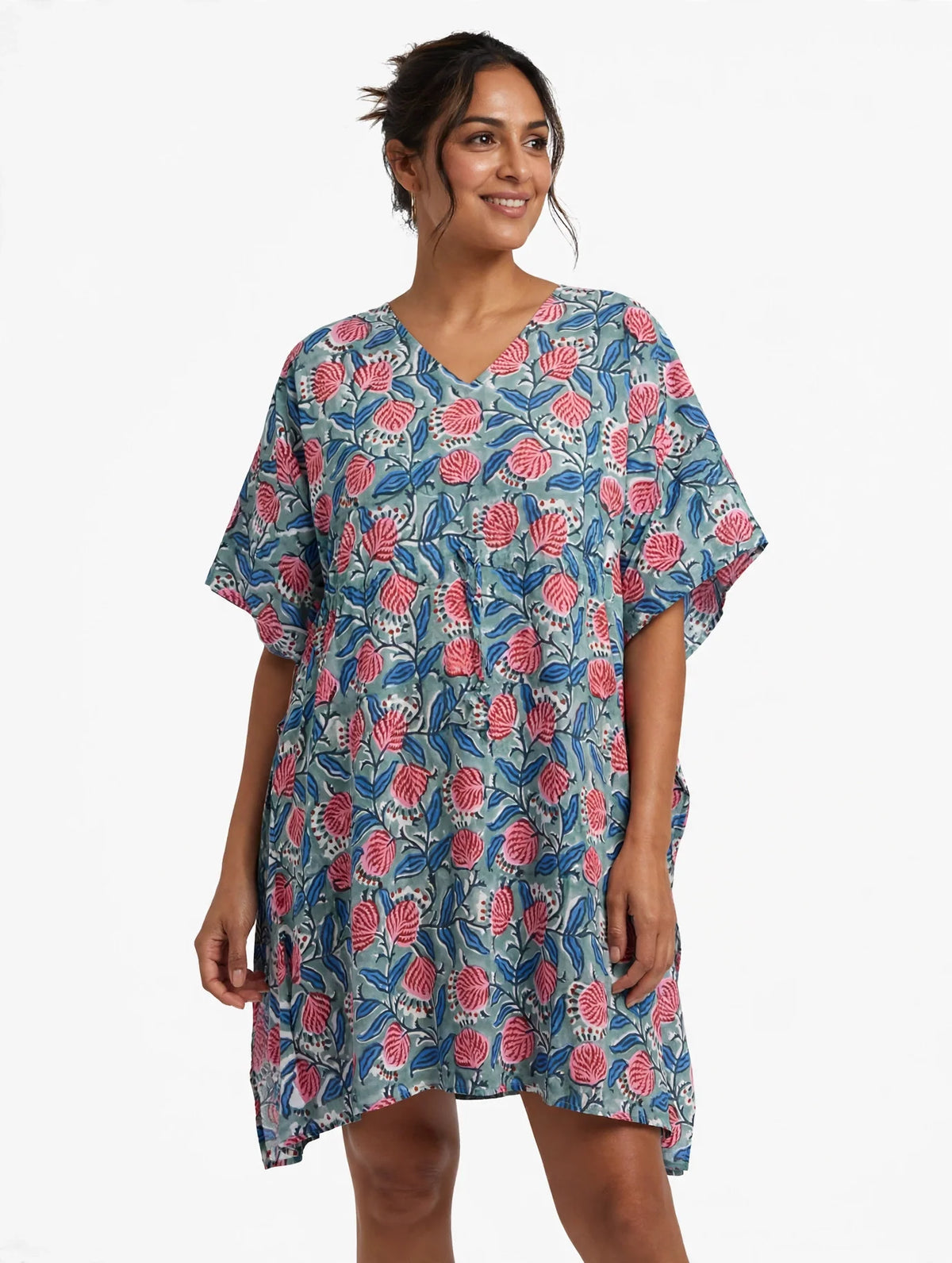 IN- Caftan Court on model