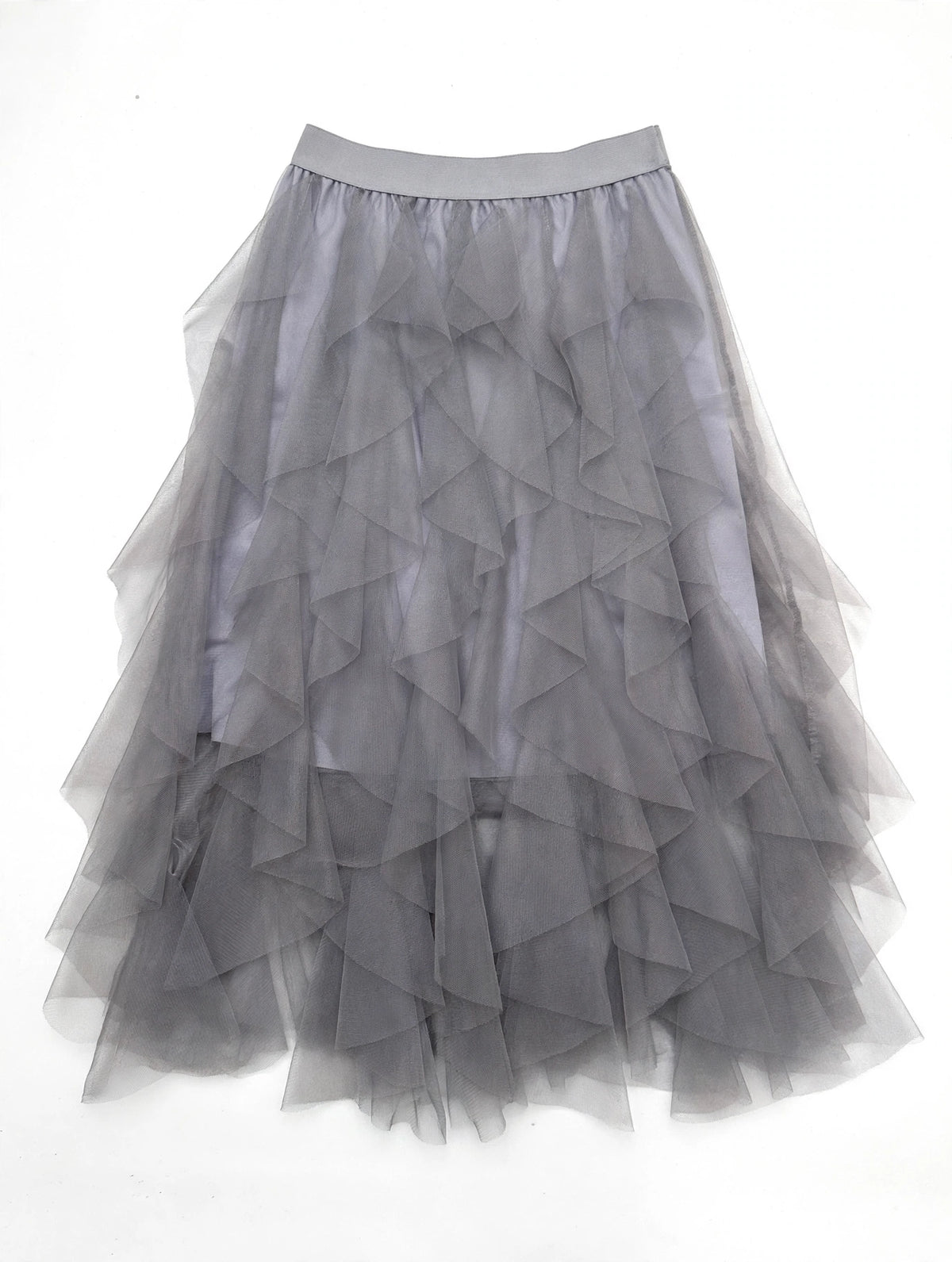 BR- 162 Jupe en tulle à volants