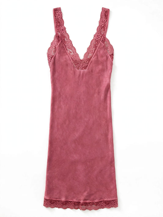 WC- 21336 Robe avec dentelle