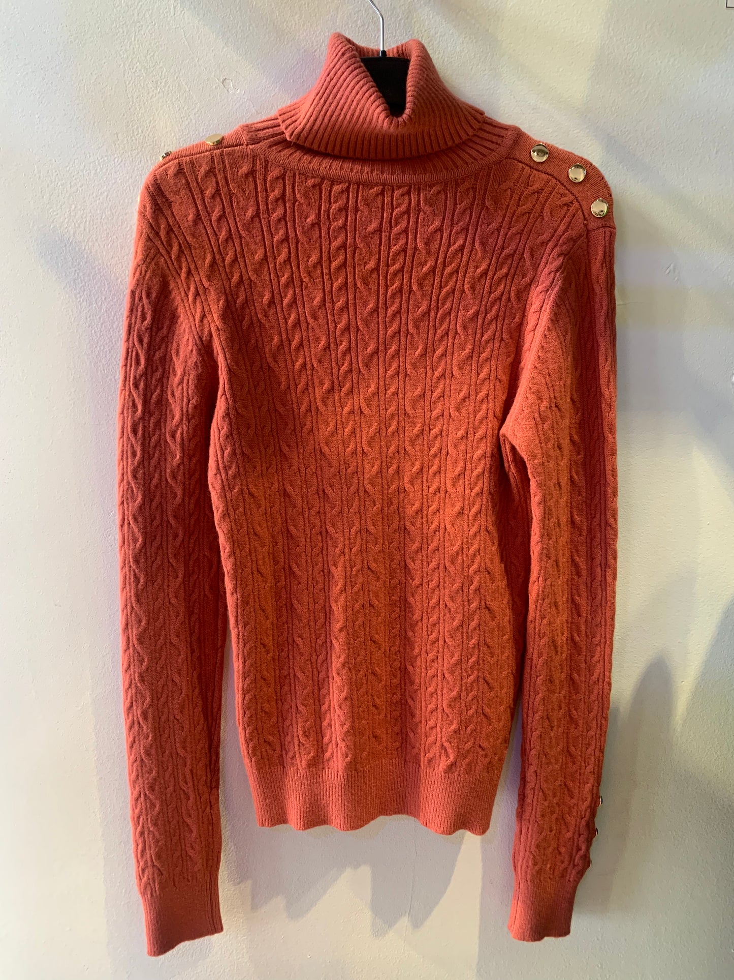 BR-10099-Buttoned Sweater