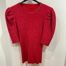 Charger l&#39;image dans la galerie, FR-2070-Sparkly Puff Sleeve Sweater
